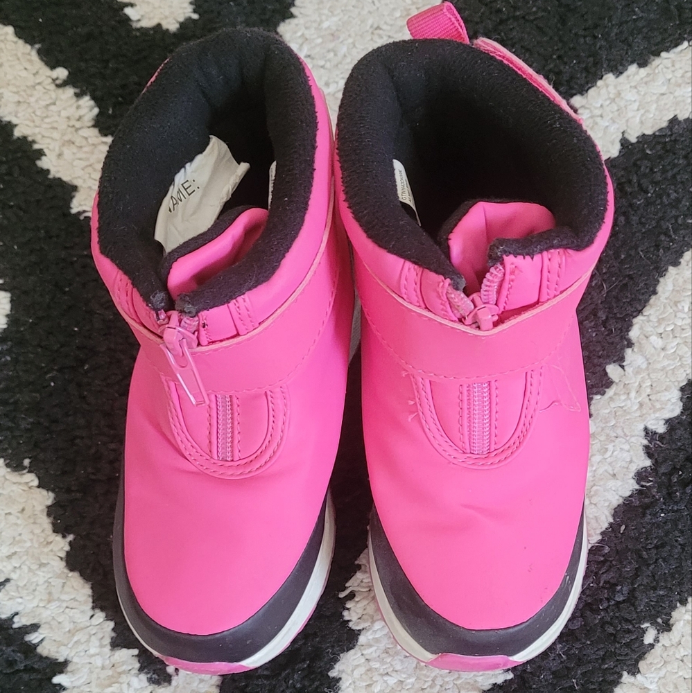 Kids Pink Winter Boots